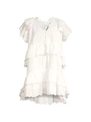 Avantlook Scalloped Ruffle Shift Dress 3