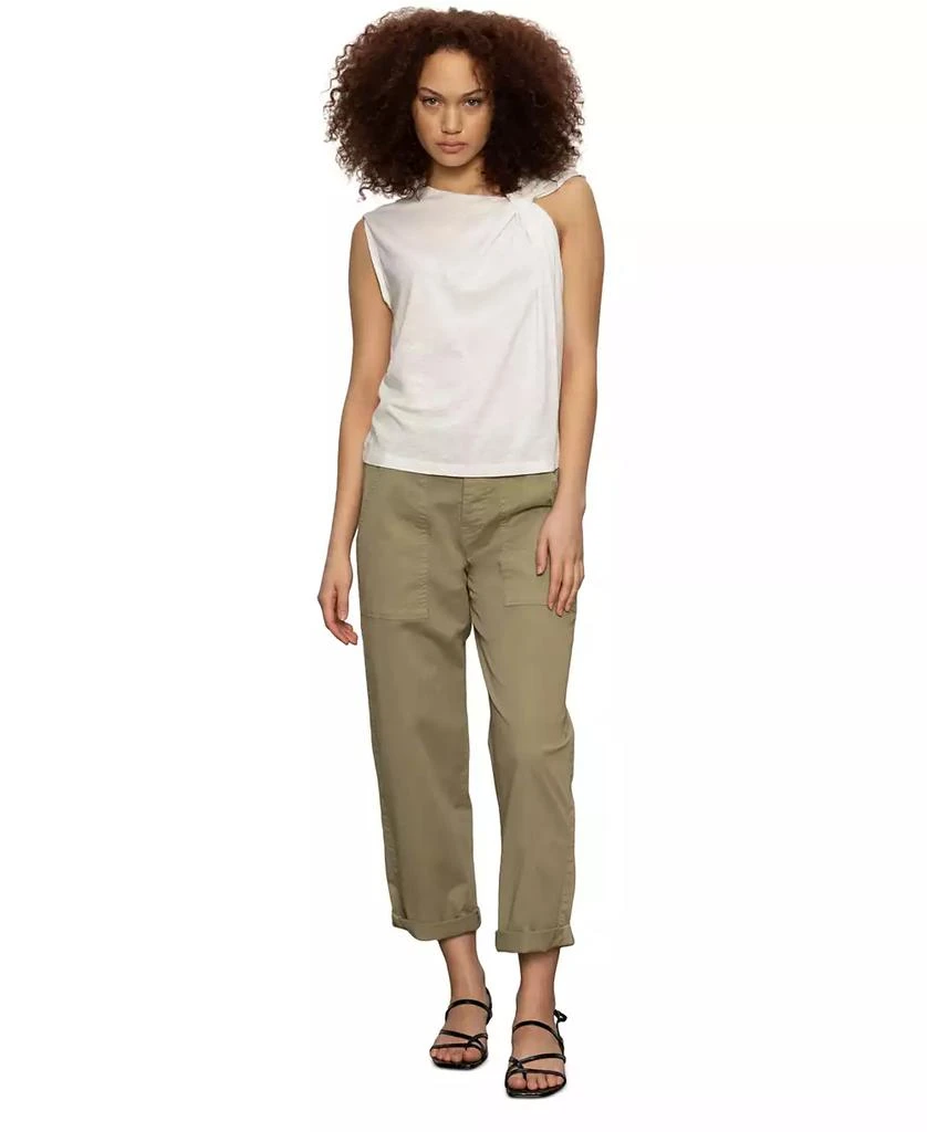 Sanctuary Women's So Twisted Asymmetric Muscle T-Shirt 2