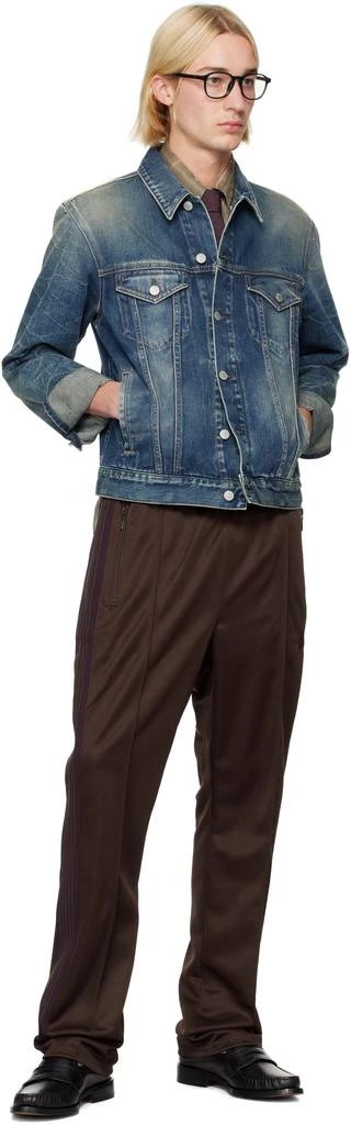 Needles Brown Narrow Track Pants 4
