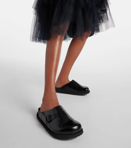 Birkenstock Niamey patent leather clogs 4