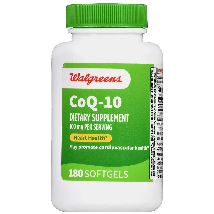 Walgreens CoQ-10 100 mg Softgels (180 days) 2