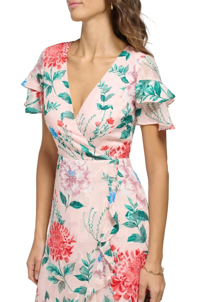 Kensie Floral High-Low Maxi Dress 3