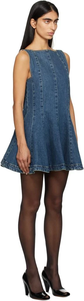 Khaite Blue Mags Denim Minidress 2