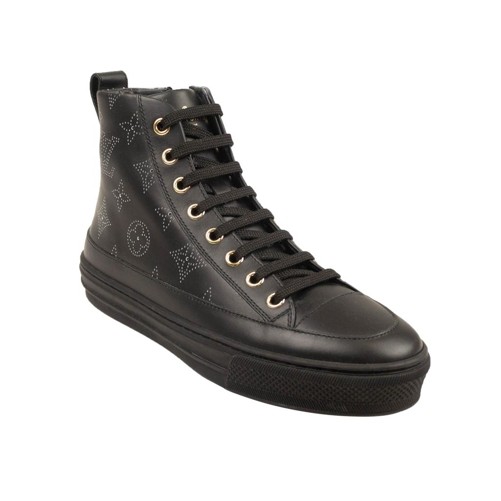 Louis Vuitton Black Stellar High Top Sneakers