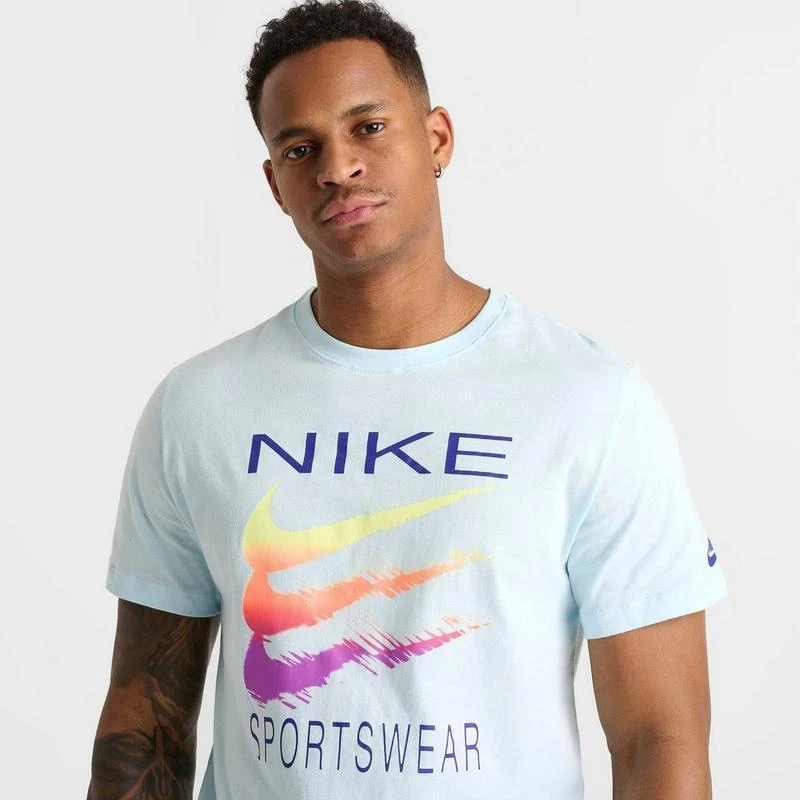 NIKE Men's Nike Sportswear Triple Swoosh T-Shirt 5
