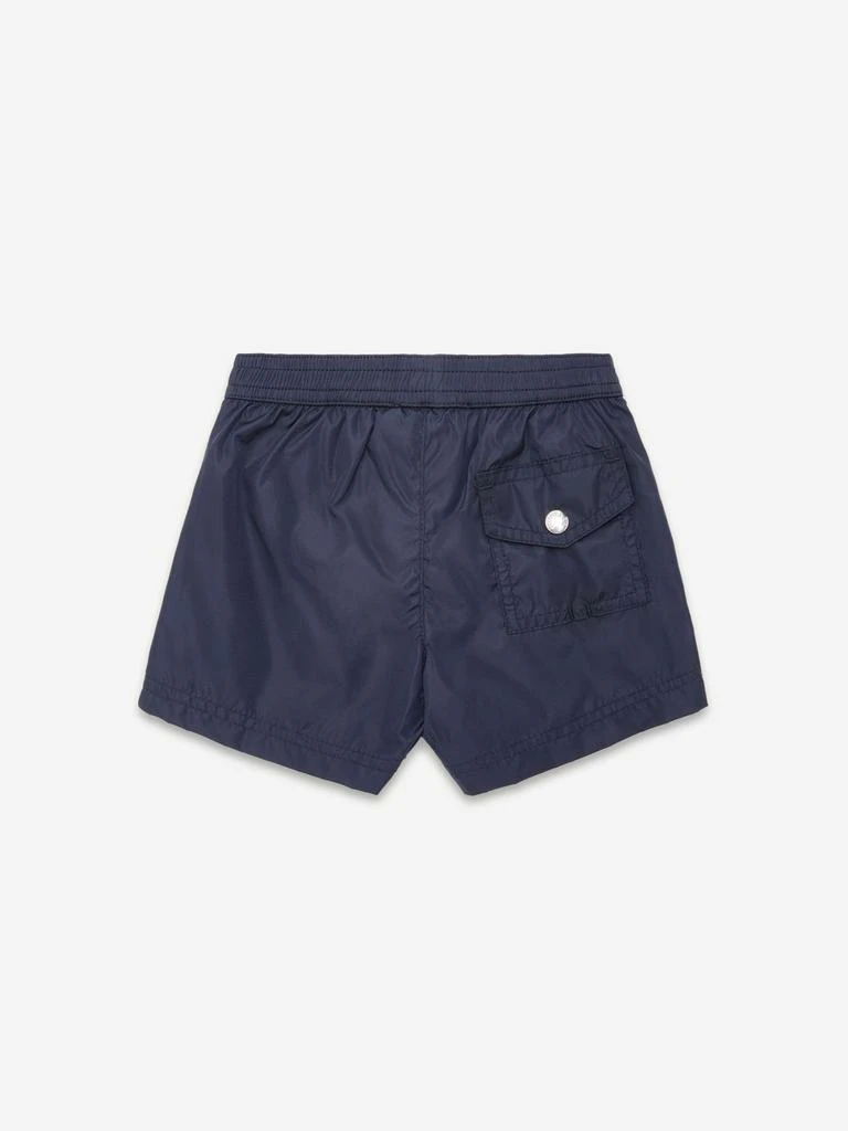 Moncler Moncler Enfant Baby Boys Logo Swim Shorts in Navy 2