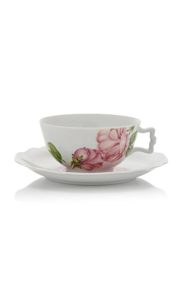 Giambattista Valli Home Giambattista Valli Home - Porcelain Tea Cup and Saucer - Multi - Moda Operandi