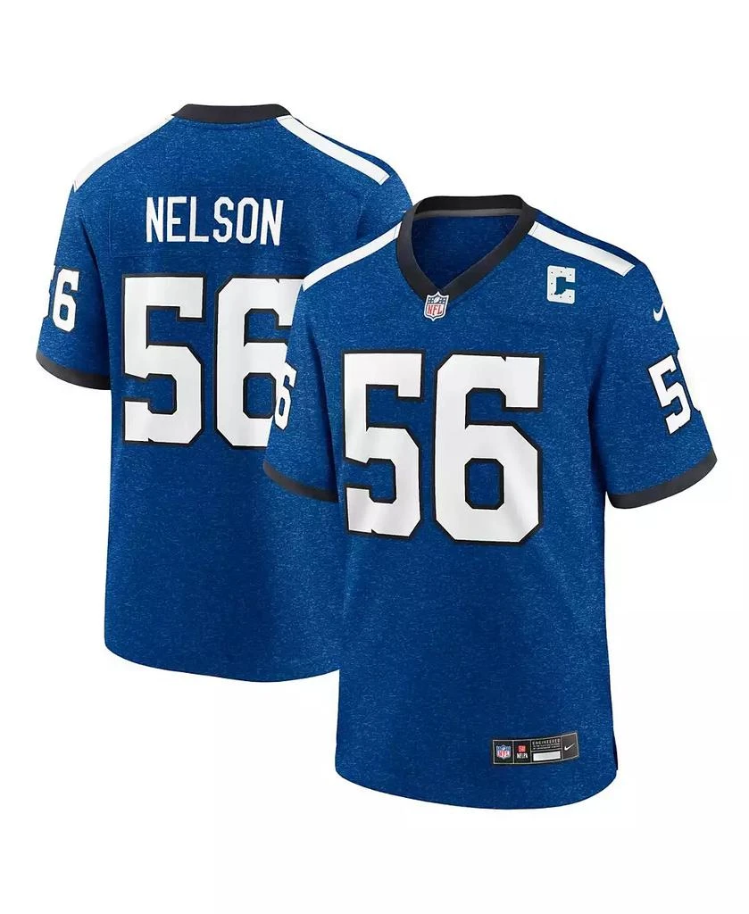 NIKE Men's Quenton Nelson Royal Indianapolis Colts Indiana Nights Alternate Game Jersey 1