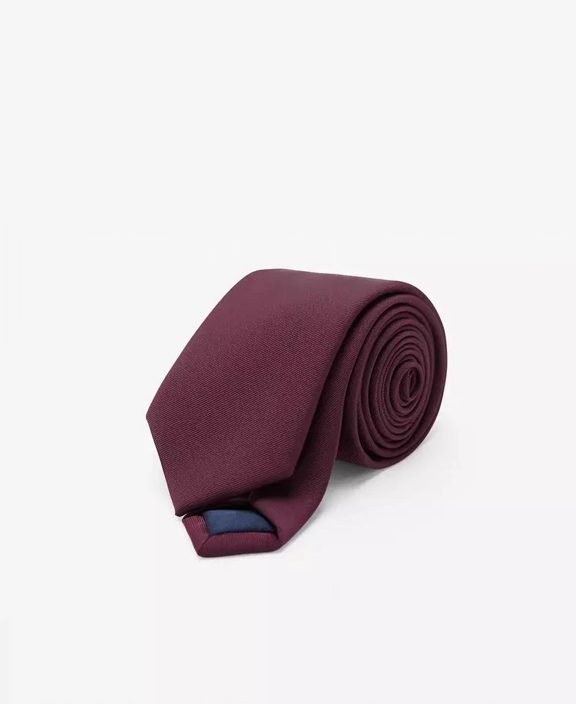 Mango Men's Smooth Micro-Structured Tie 3