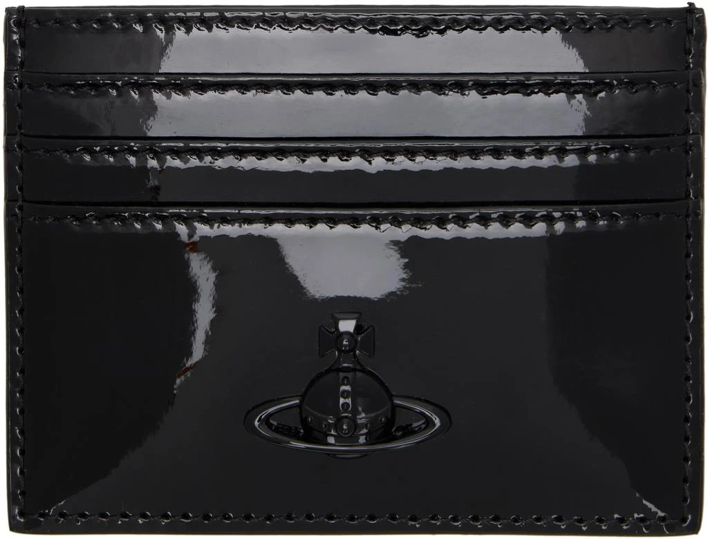 Vivienne Westwood Black Flat Card Holder 1
