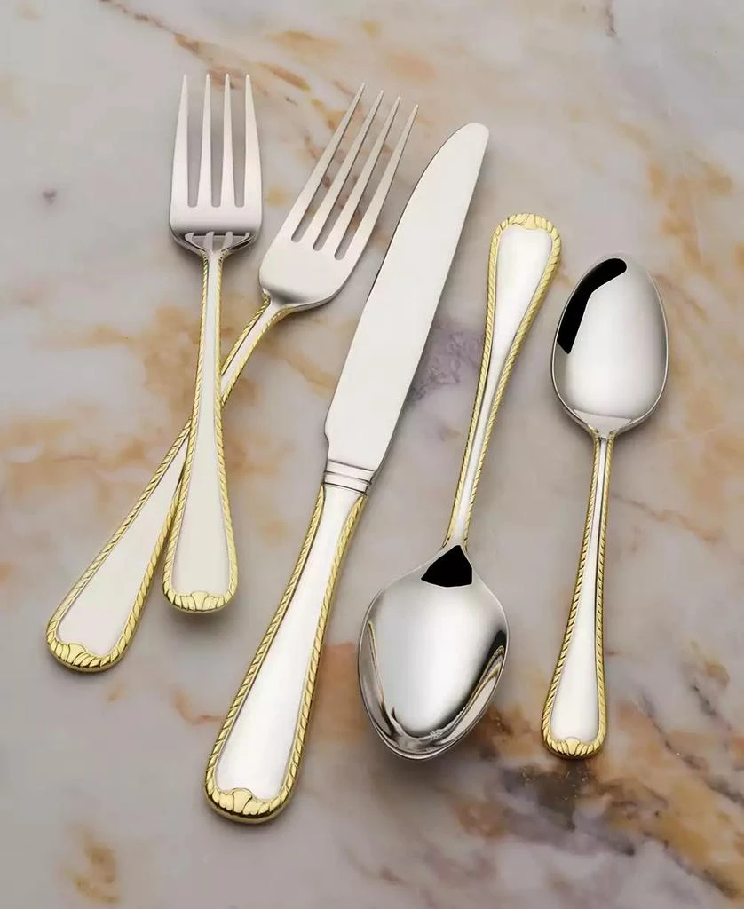 Mikasa Cameo Gold 65 Pc. Flatware Set, Service for 12 6
