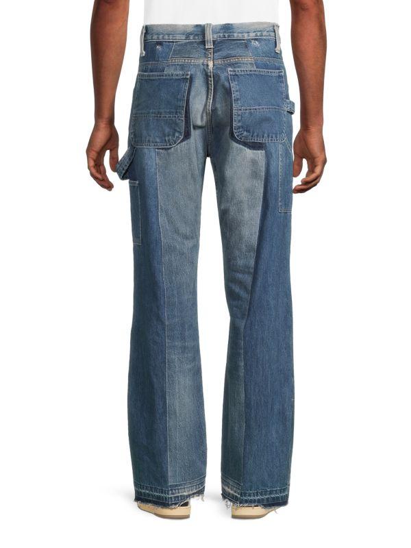 Kartik Research ​Upcycled Embroidered Carpenter Jeans