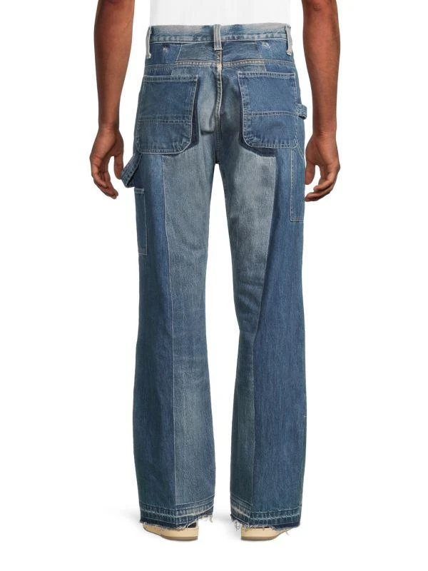 Kartik Research ​Upcycled Embroidered Carpenter Jeans 2