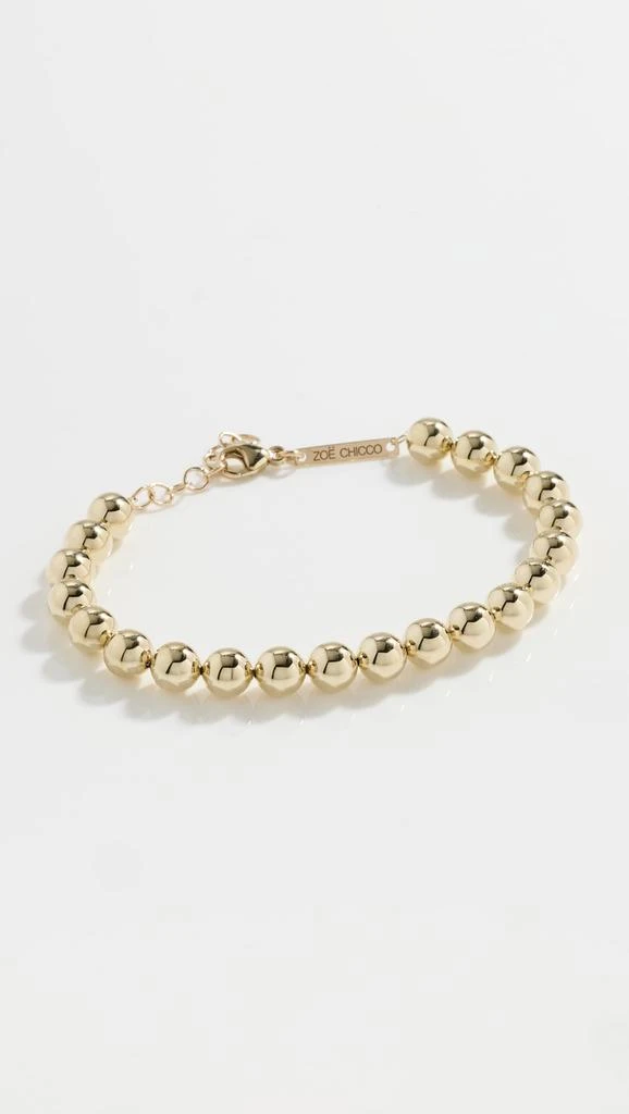 Zoe Chicco 14k Gold 6mm Bead Bracelet 1