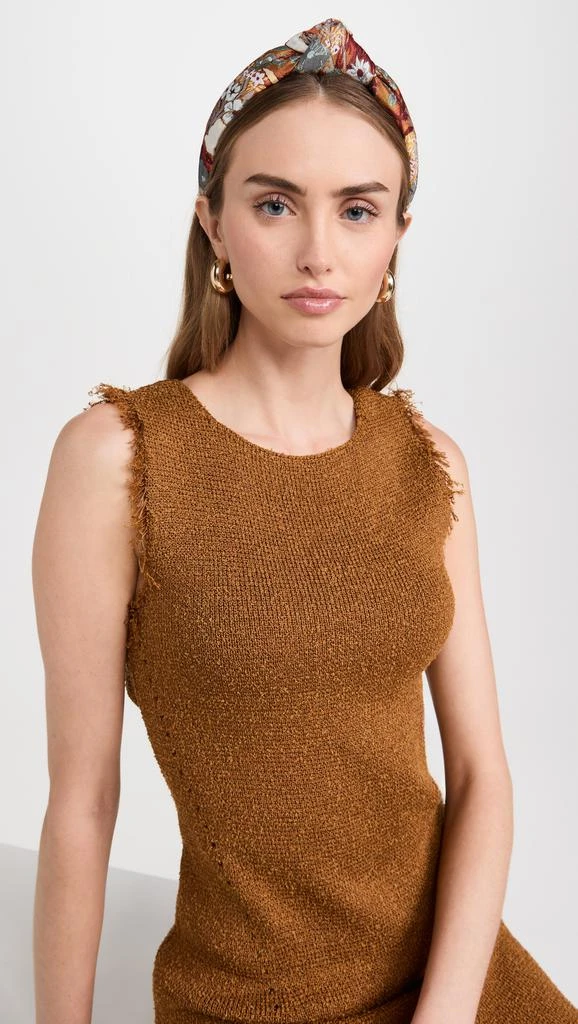 Lele Sadoughi Brocade Knotted Headband 2