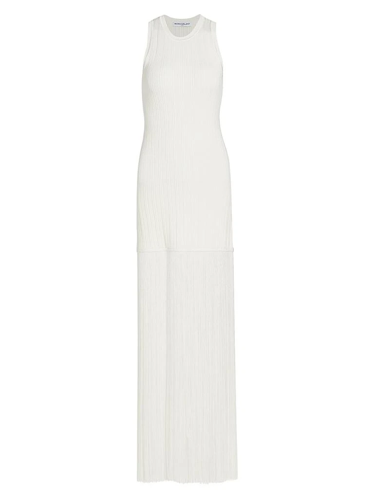 slim fit dress slacks OLLIE 3/4 SLEEVE MAXI POLO DRESS, NOIR – Palm Place main image 0
