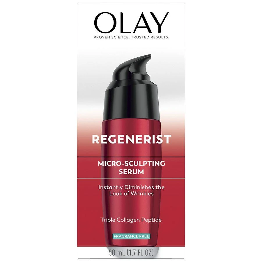 Olay Micro-Sculpting Serum, Face Moisturizer No Scent