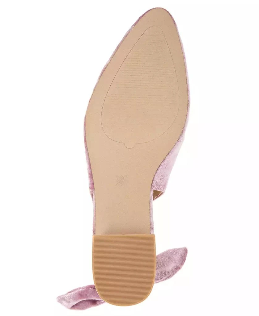 BCBG Women's Torna Velvet Slingback Block Heel Pumps 5