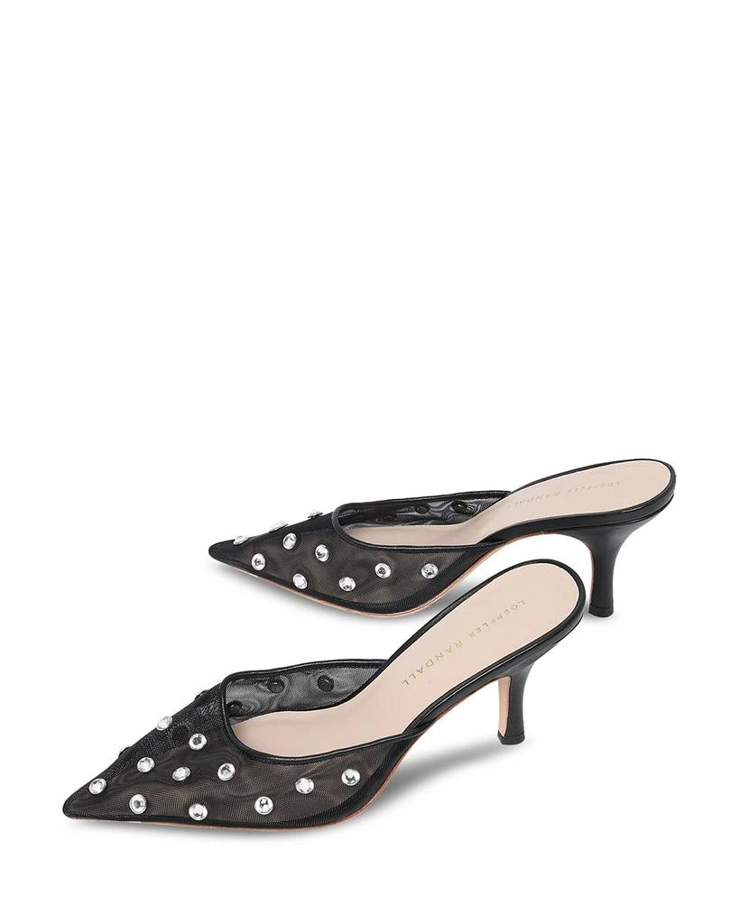 Loeffler Randall Women's Embellished Mesh High Heel Pumps 5