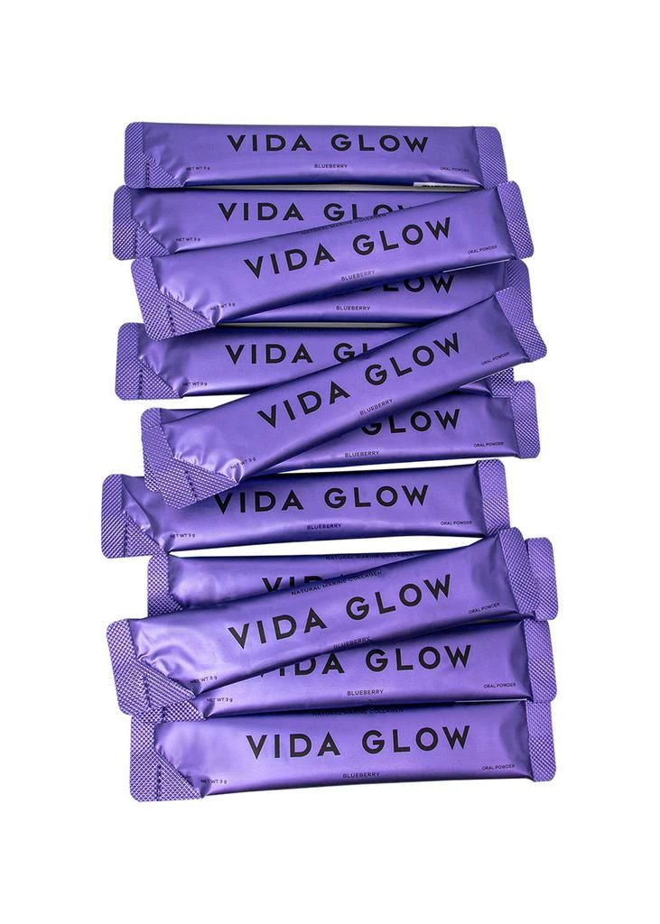 Vida Glow Natural Marine Collagen Sachets Blueberry 3