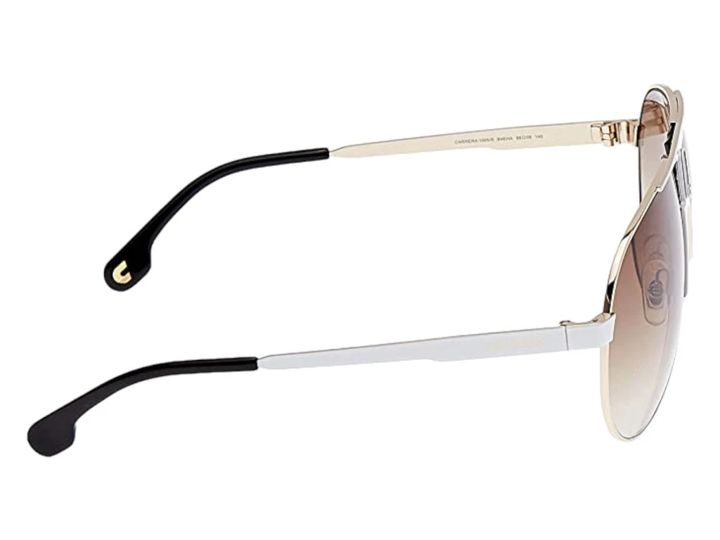 Carrera CARRERA Unisex 1005/S White Frame Gradient Lens Aviator Sunglasses 3