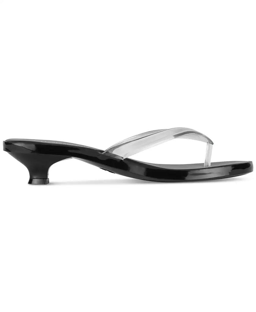 Jeffrey Campbell Lollipop Jelly Kitten-Heel Thong Sandals