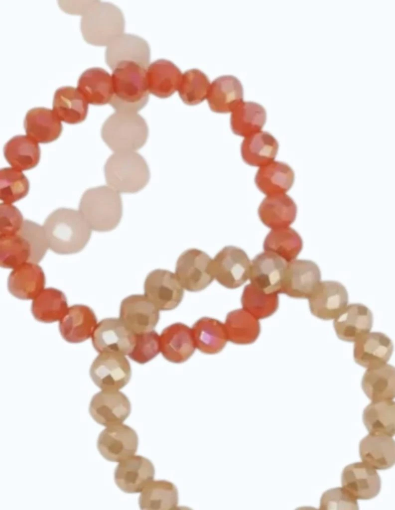 Splendid Iris Women
s Crystal Rings Bracelet In Corals 2