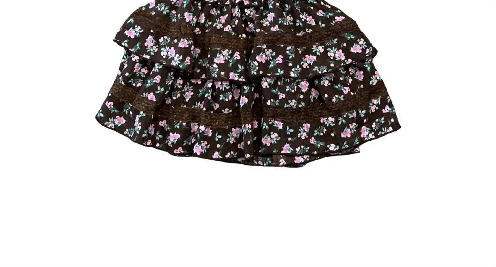 flowers by zoe Flowers By Zoe - Girls' Print Ruffle Skirt