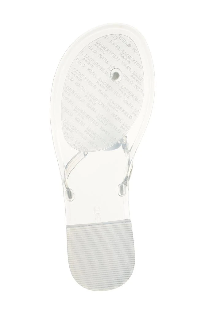 Karl Lagerfeld Paris Wylda Clear Sandal 5