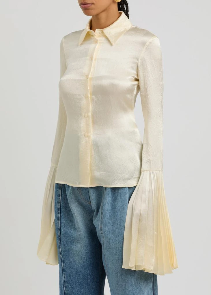 A.W.A.K.E MODE Crinkle-effect satin shirt 2