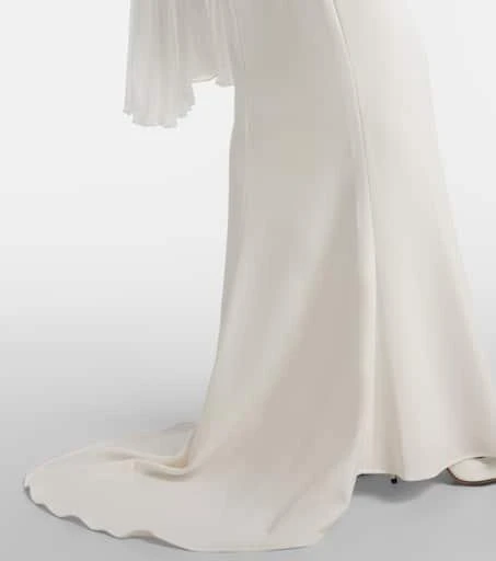 Max Mara Bridal Lorena chiffon and cady gown 6