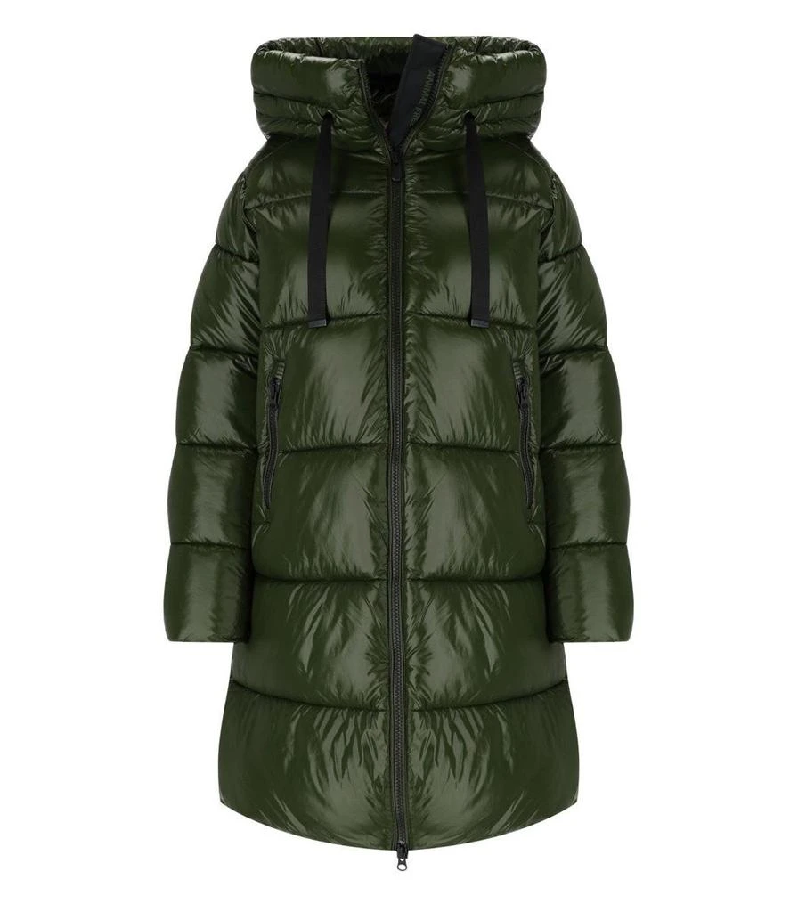 Save The Duck Save The Duck Isabel Green Hooded Padded Coat 1