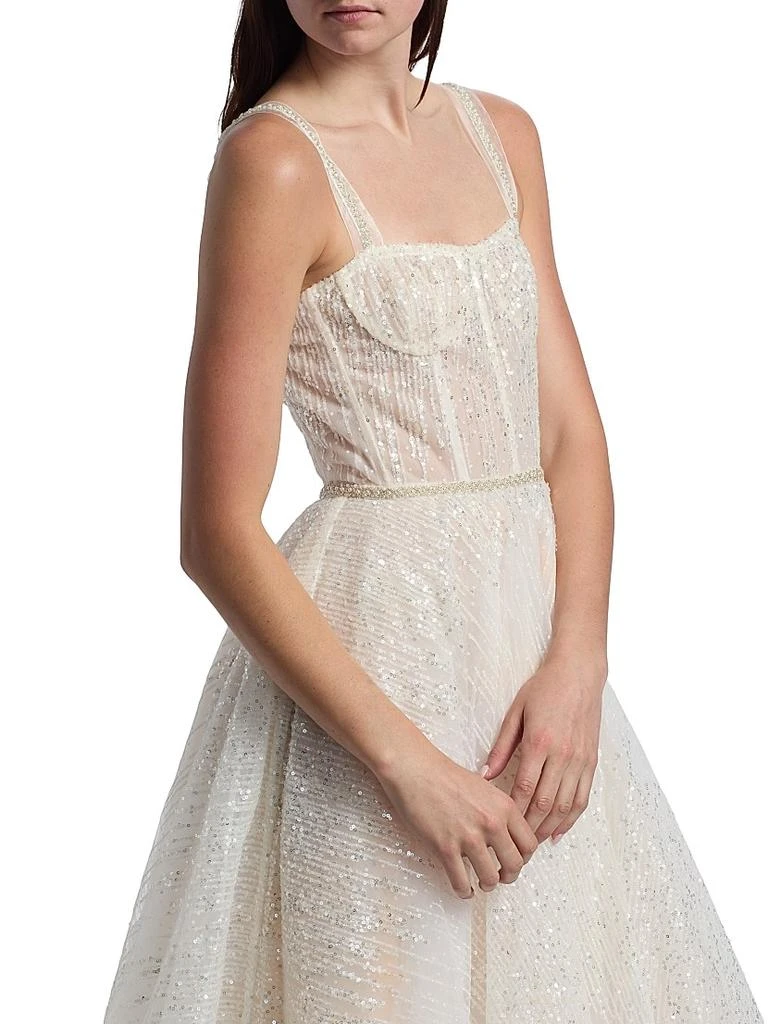 BRONX AND BANCO Mademoiselle Bridal Midi-Dress 6