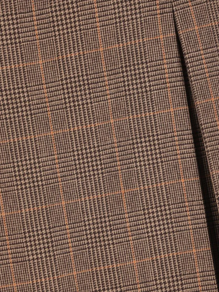 Yves Saint Laurent Saint Laurent Checked Midi Skirt 3