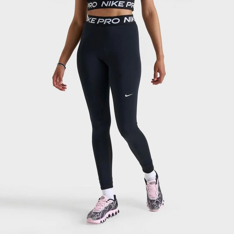 NIKE Women's Nike Pro 365 High-Waisted 7/8 Mesh Panel Leggings 3