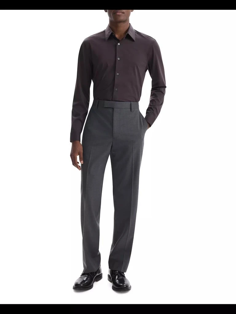 Theory Stretch-Wool Straight-Leg Suit Pants 2