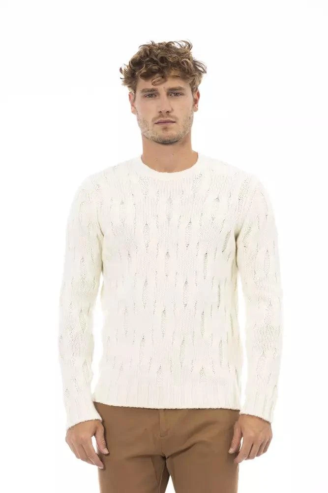ALPHA STUDIO Alpha studio Beige Wool Sweater 1