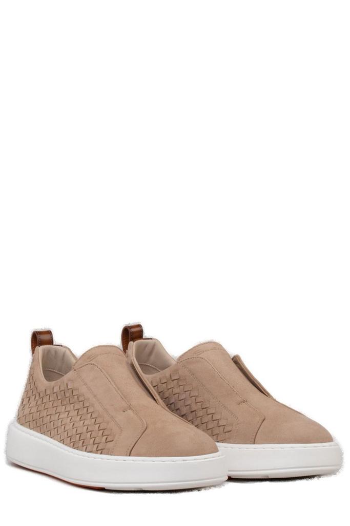 Santoni Santoni Woven Slip-On Sneakers