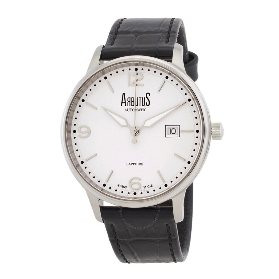 Arbutus Swiss-made Collection Automatic White Dial Men's Watch ARS1609SWB