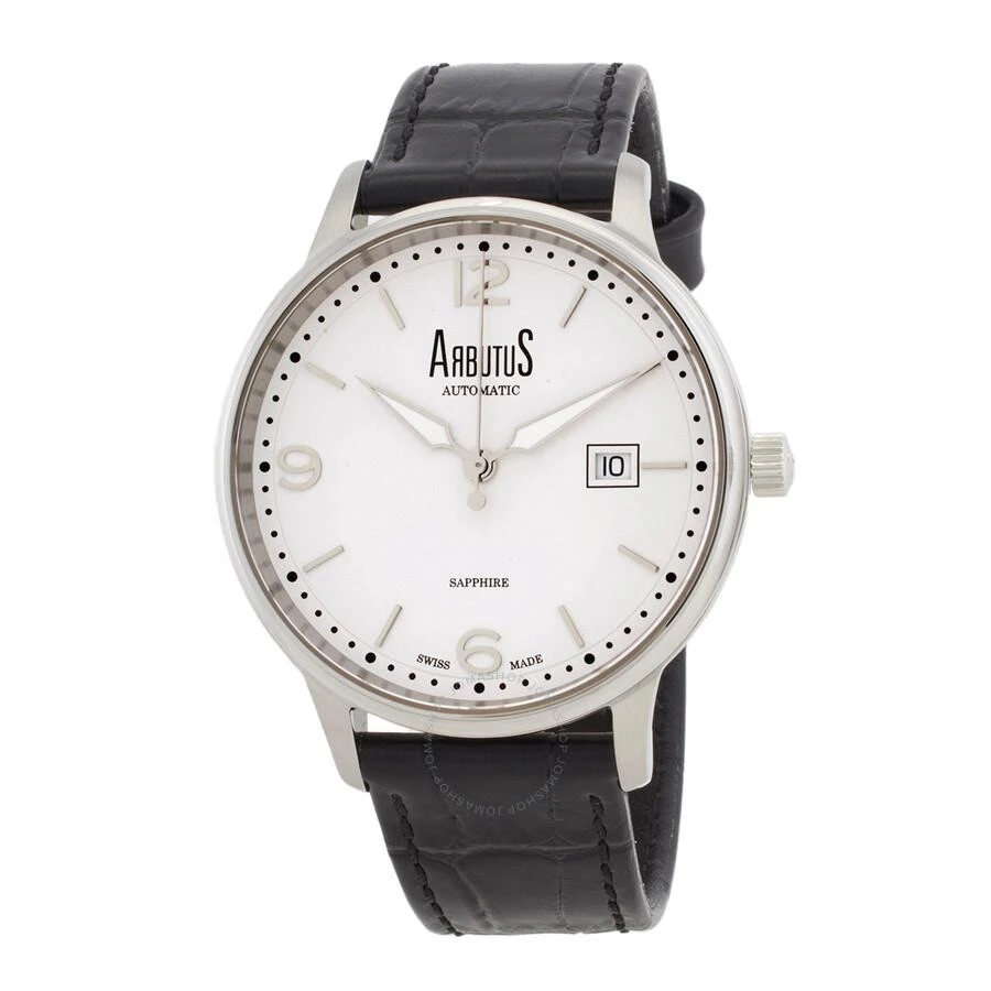Arbutus Swiss-made Collection Automatic White Dial Men's Watch ARS1609SWB 1