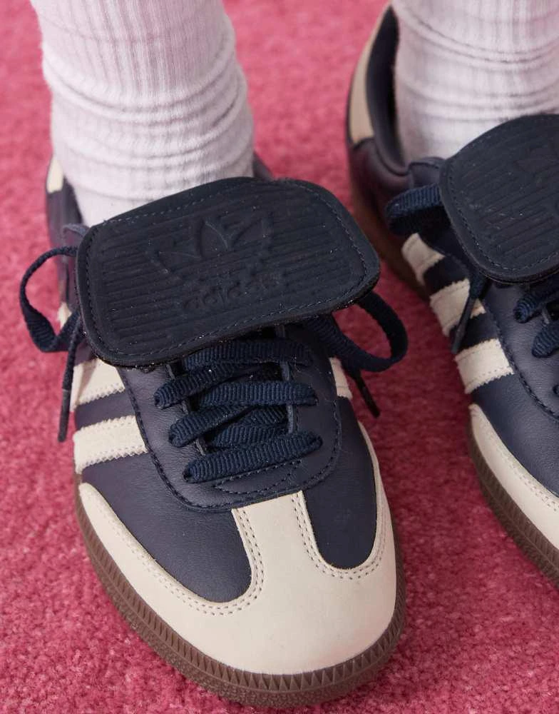 Adidas adidas Originals Samba LT trainers in navy and white 3