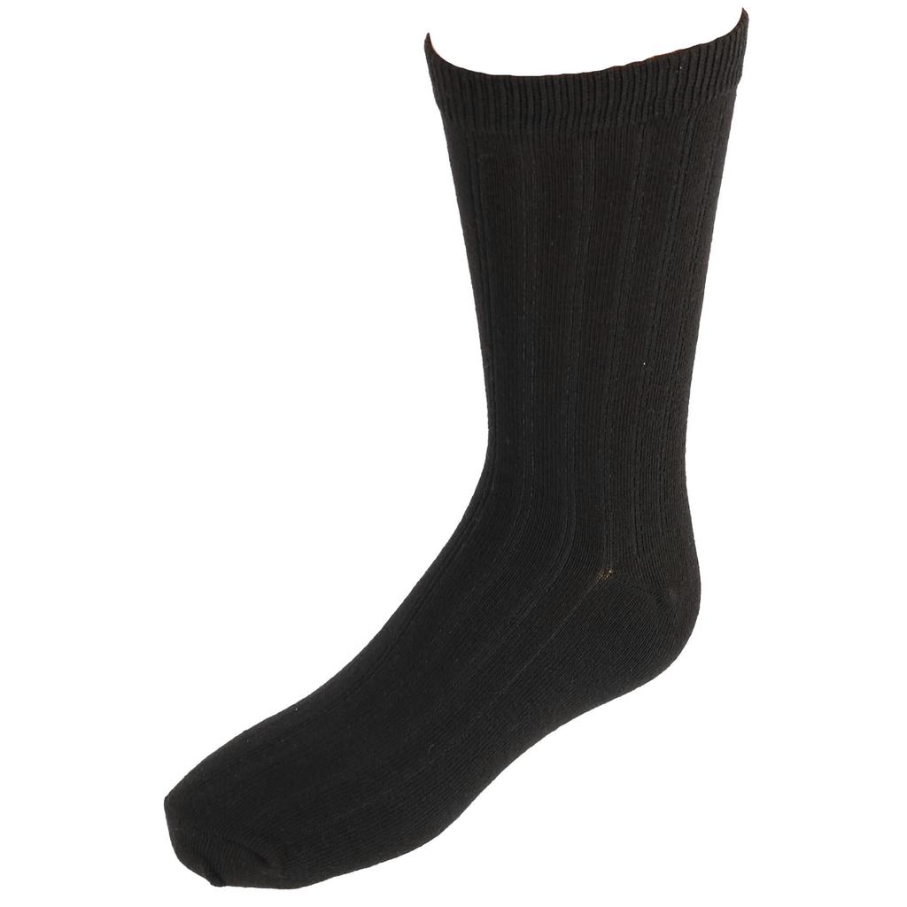 Jefferies Socks Kids
 Cotton Ribbed Uniform Crew Socks