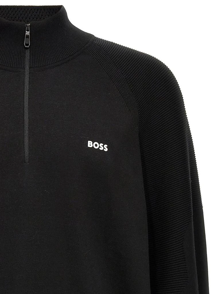 Hugo Boss Boss Hugo Boss Half-Zip Knitted Jumper 3