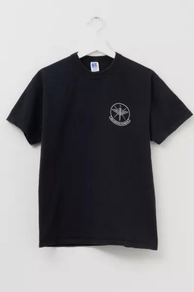 Russell Athletic Vintage 1990s Computer Systems Black Graphic T-Shirt