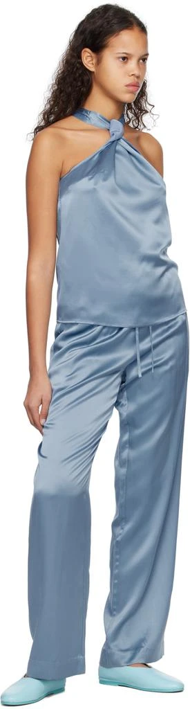 Loulou Studio Blue Soma Lounge Pants 4