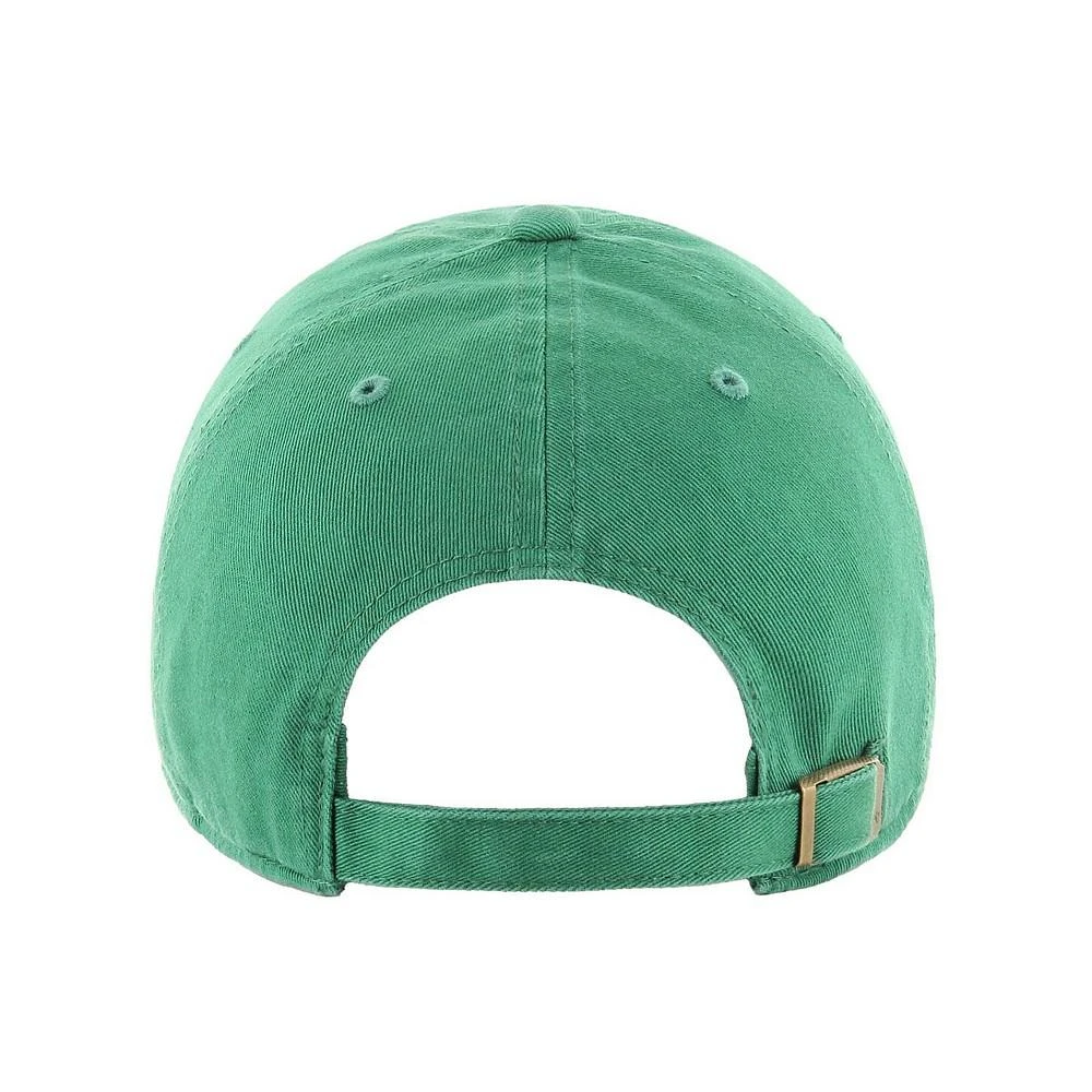 '47 Brand Men's Green Notre Dame Fighting Irish Interlocking Logo Clean Up Adjustable Hat 2