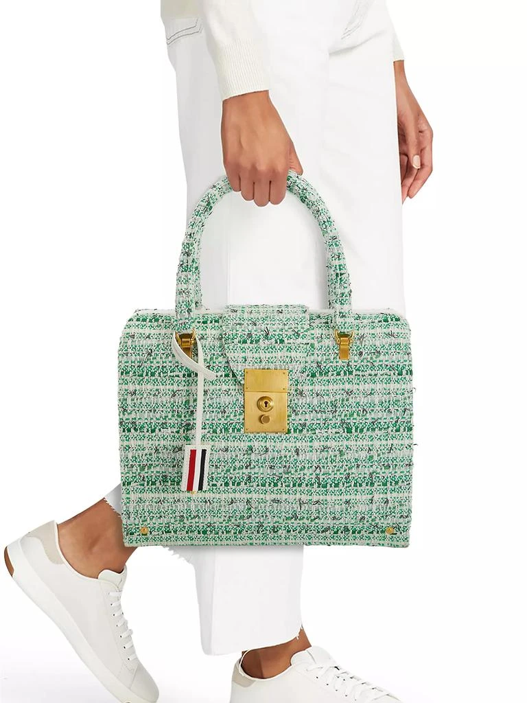 Thom Browne Mrs. Thom Tweed Box Top Handle Bag 2