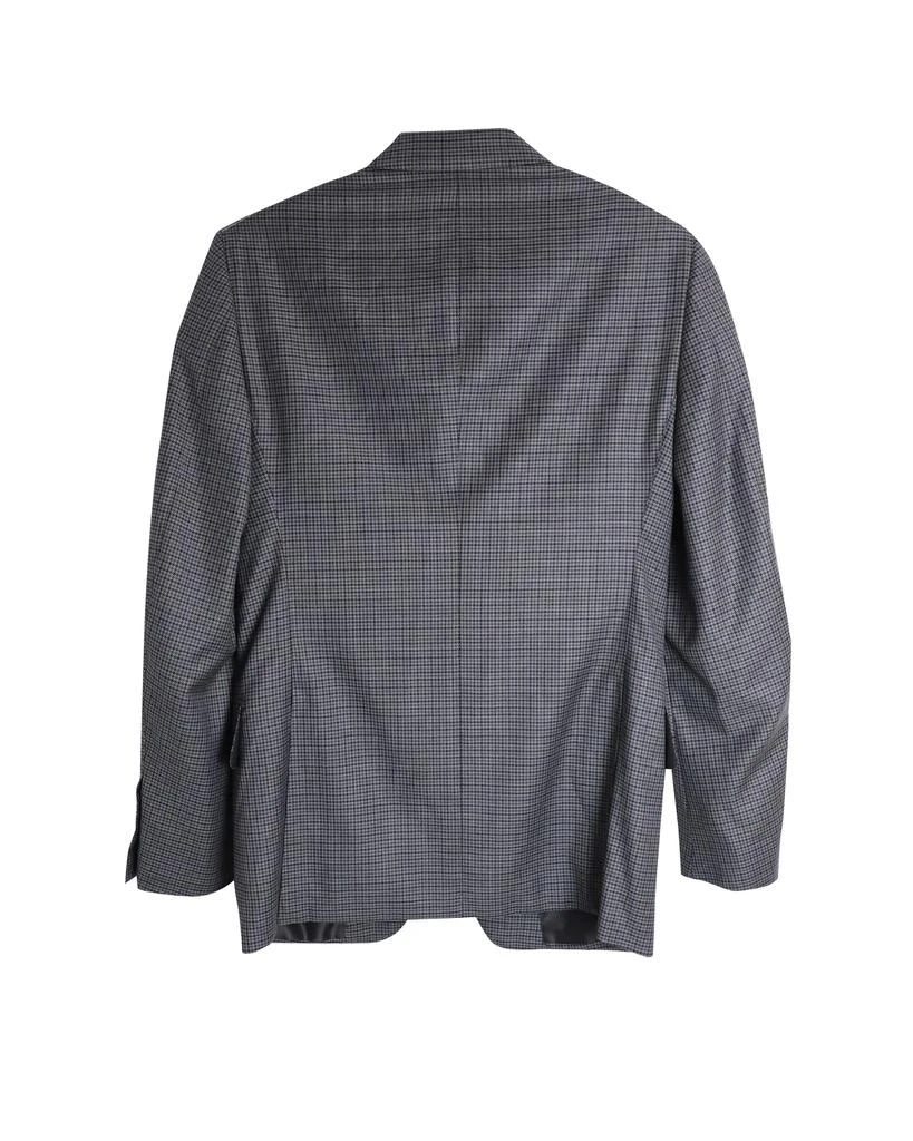 Tom Ford Shelton Micro-Houndstooth Dinner Jacket in Grey Wool 2