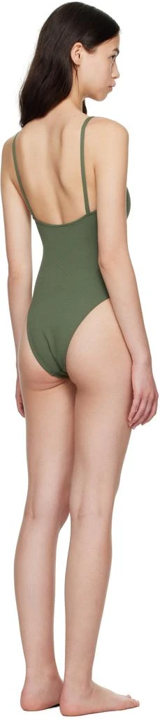 Matteau Khaki Petite Square Maillot Swimsuit 3