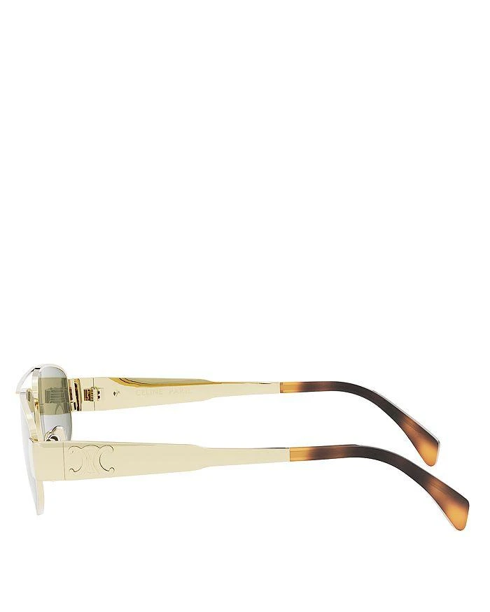 Celine Metal Triomphe Pilot Sunglasses, 57mm 7